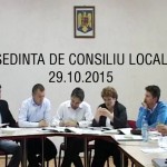 Ședință de consiliu local 29.10.2015