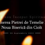 Punerii pietrei de temelie pentru noua biserică de zid din Ciolt (Partea I)